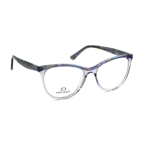 Charles Delon Cat Eye Style Blue Havana Frame - Picture 1 of 3